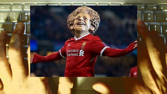 go to Netzgemeinde macht sich über Statue von Mohamed Salah lustig