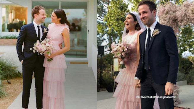 go to Mandy Moore heiratet ganz in Pink
