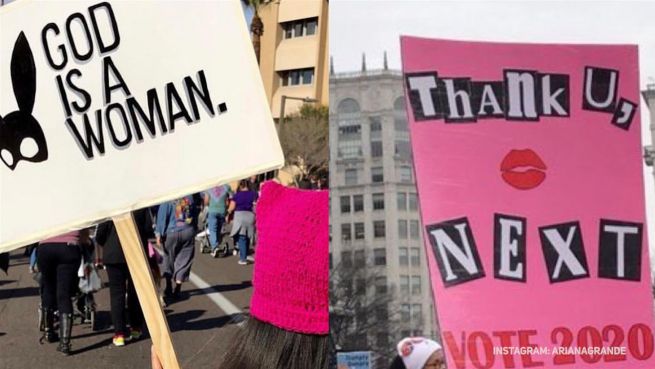 go to Promis inspirierten 'Womensmarch'